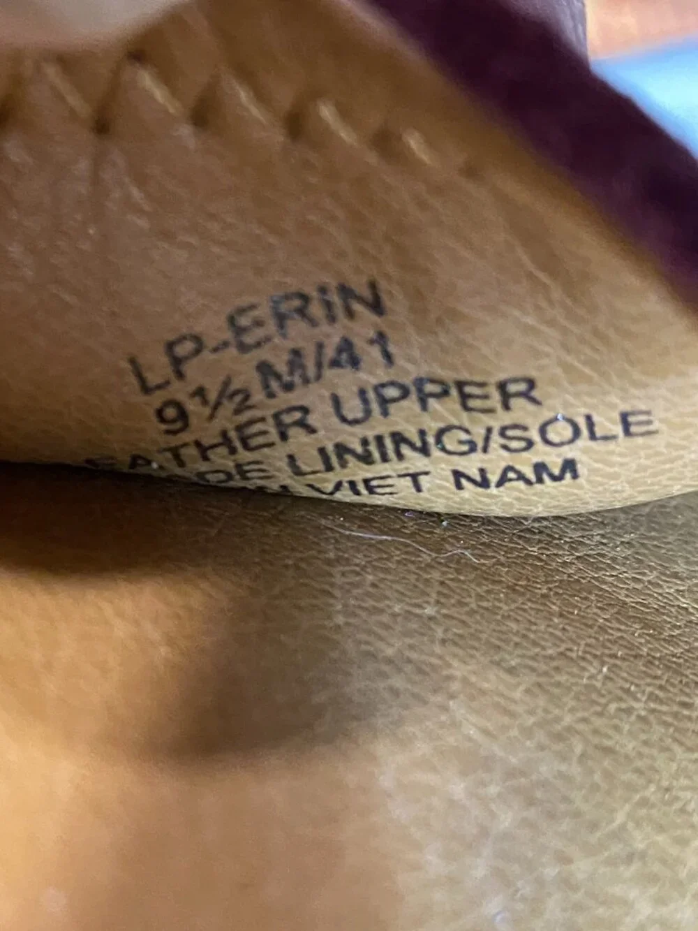 Lk New Lucky Brand ERIN Ballet Flats -Burgundy Suede~9 1/2 - Picture 9 of 9